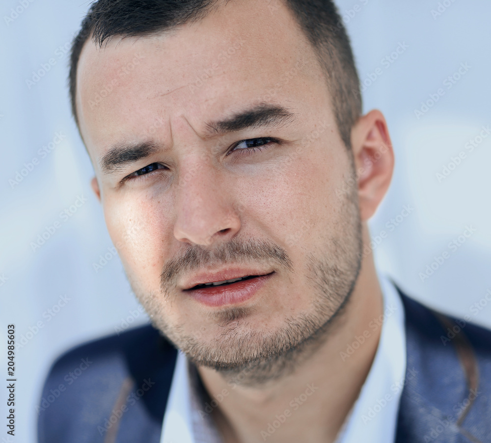 Obraz premium closeup.portrait of modern business man.