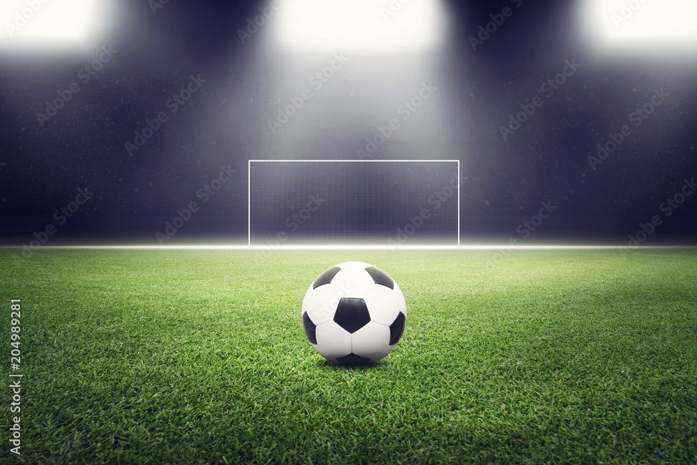 Fototapeta premium Piłka na boisku
