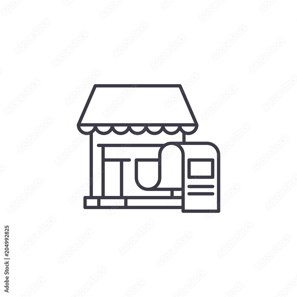 Cashier s cheque linear icon concept. Cashier s cheque line vector sign, symbol, illustration. Cashier s cheque linear icon concept. Cashier s cheque line vector sign, symbol, illustration.