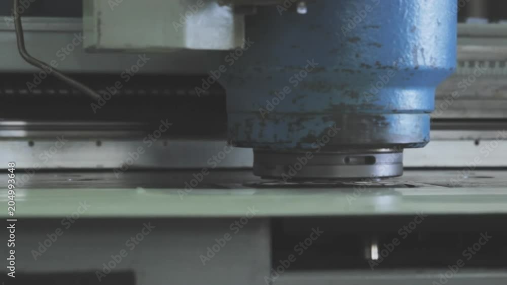 Close up, factory machine Close up, factory machine