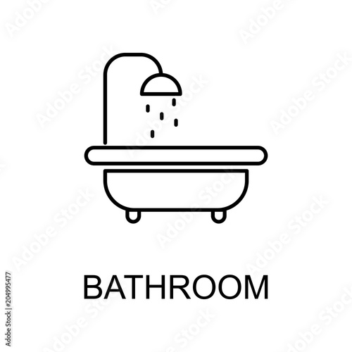 bathroom icon. Element of web icon for mobile concept and web apps. Detailed bathroom icon can be used for web and mobile. Premium icon