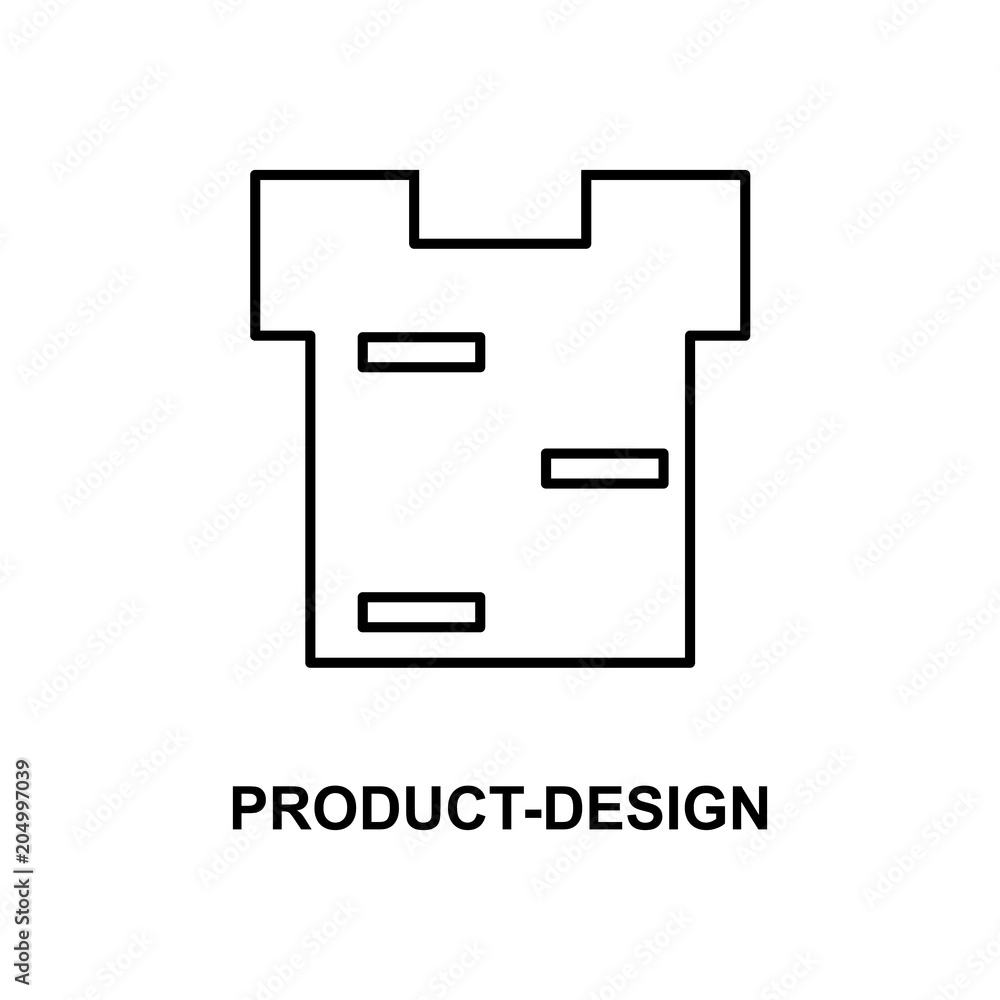 product design icon. Element of simple web icon with name for mobile concept and web apps. Thin line product design icon can be used for web and mobile product design icon. Element of simple web icon with name for mobile concept and web apps. Thin line product design icon can be used for web and mobile