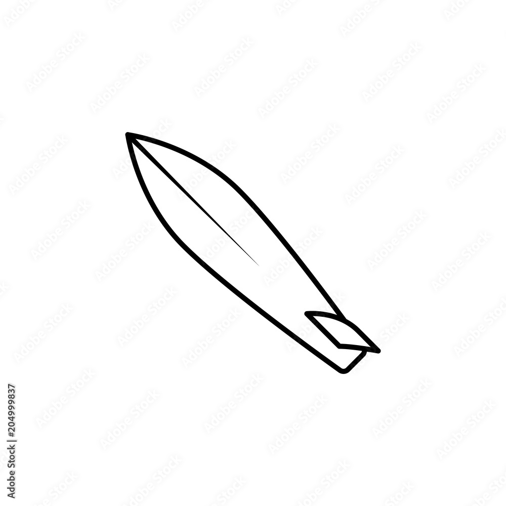 surfboard icon. Element of travel icon for mobile concept and web apps. Thin line surfboard icon can be used for web and mobile. Premium icon surfboard icon. Element of travel icon for mobile concept and web apps. Thin line surfboard icon can be used for web and mobile. Premium icon