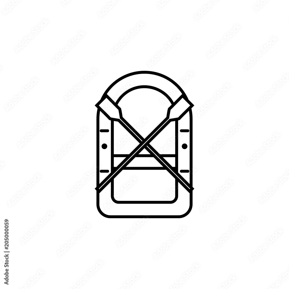 inflatable boat icon. Element of travel icon for mobile concept and web apps. Thin line inflatable boat icon can be used for web and mobile. Premium icon inflatable boat icon. Element of travel icon for mobile concept and web apps. Thin line inflatable boat icon can be used for web and mobile. Premium icon