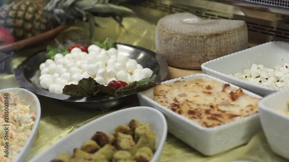 Various store made meals, close up Various store made meals, close up