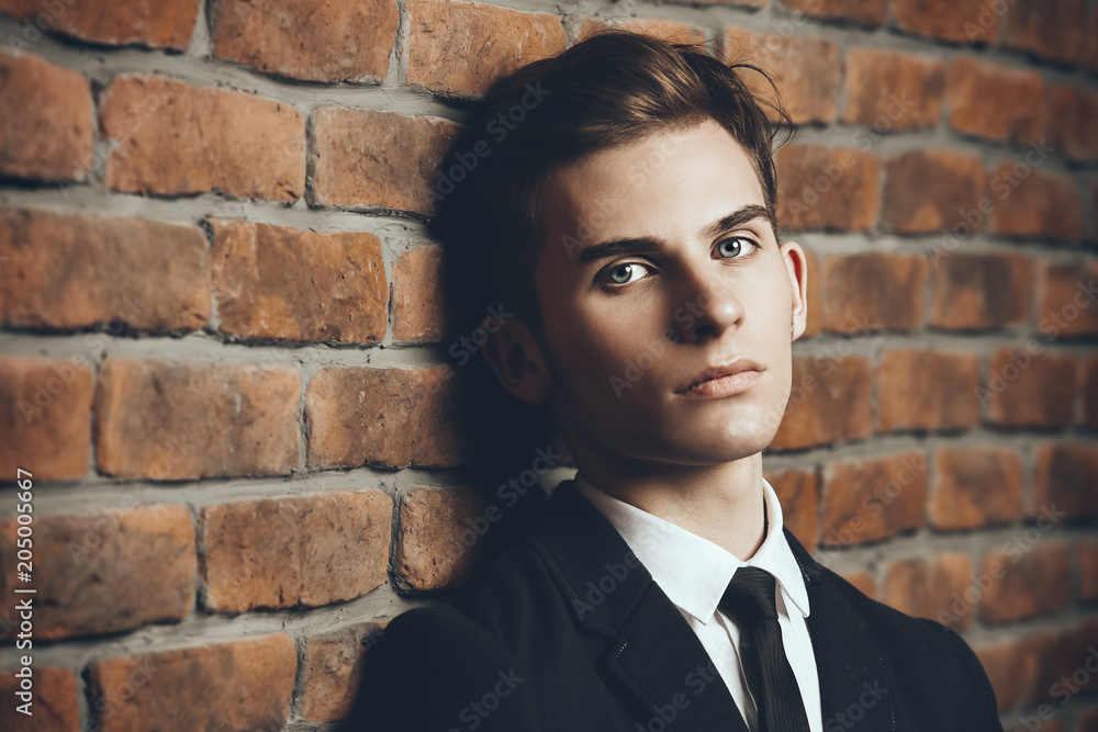 student in elegant suit student in elegant suit