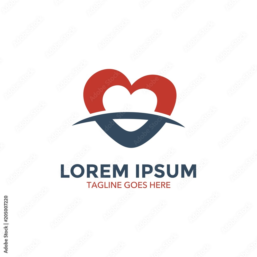 heart logo. icon. vector illustration heart logo. icon. vector illustration