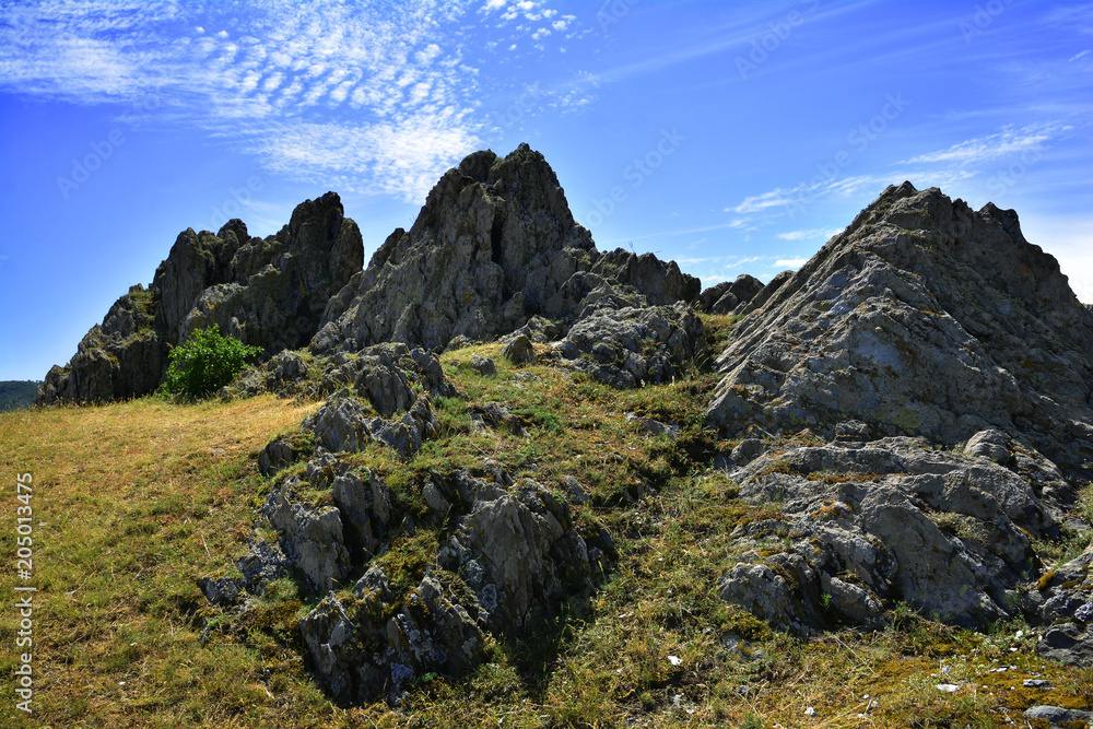 Mary' s Stones, beautiful rocky area in Macin mountains of Dobrogea, Romania