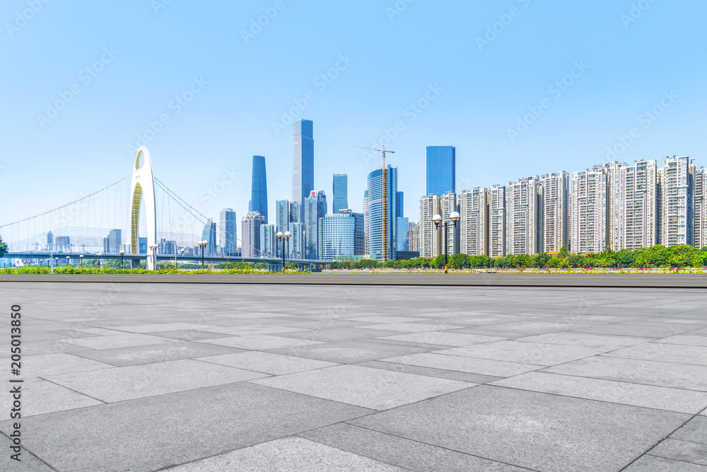 Prospects for the empty square floor tiles of Guangzhou urban complex. Prospects for the empty square floor tiles of Guangzhou urban complex.