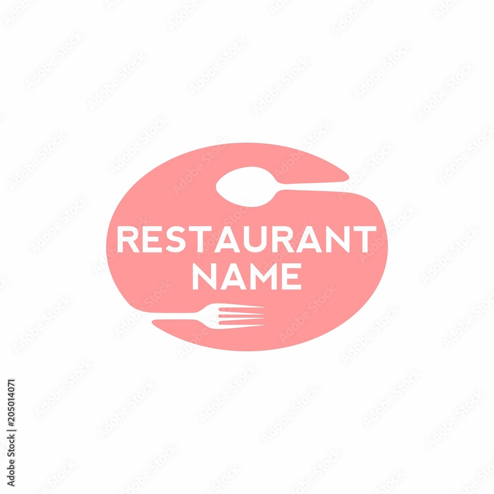 Obraz premium restaurant logo