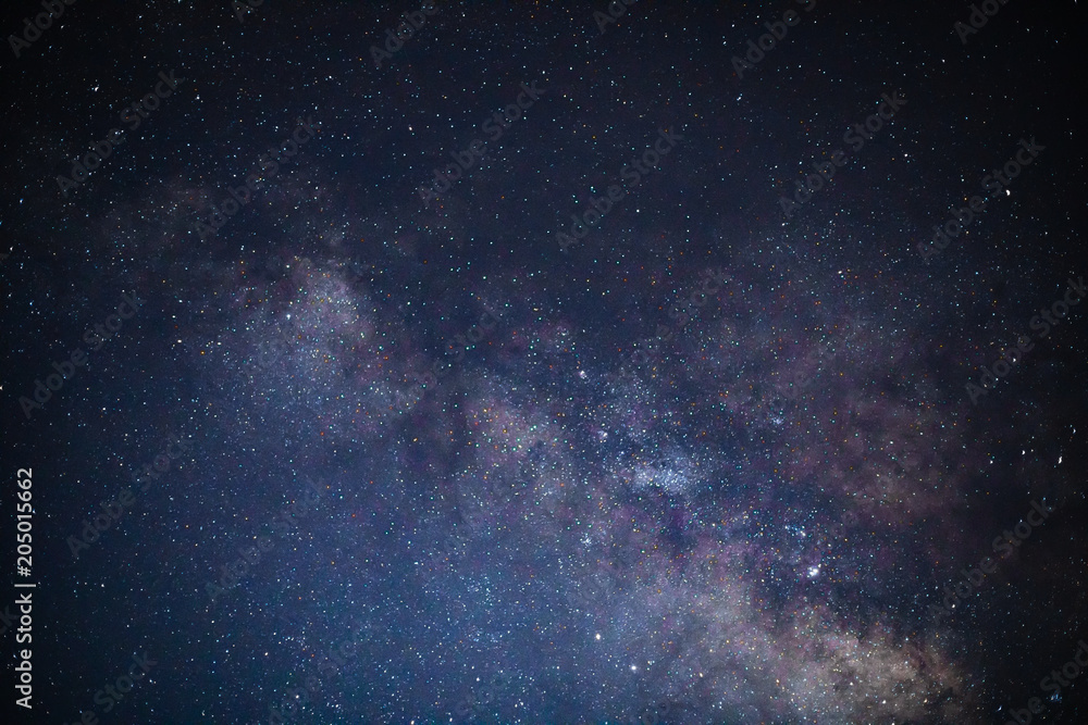 milky way galaxy close up 