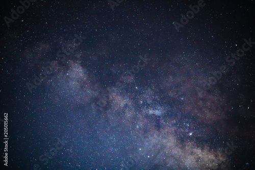 milky way galaxy close up © nitimongkolchai