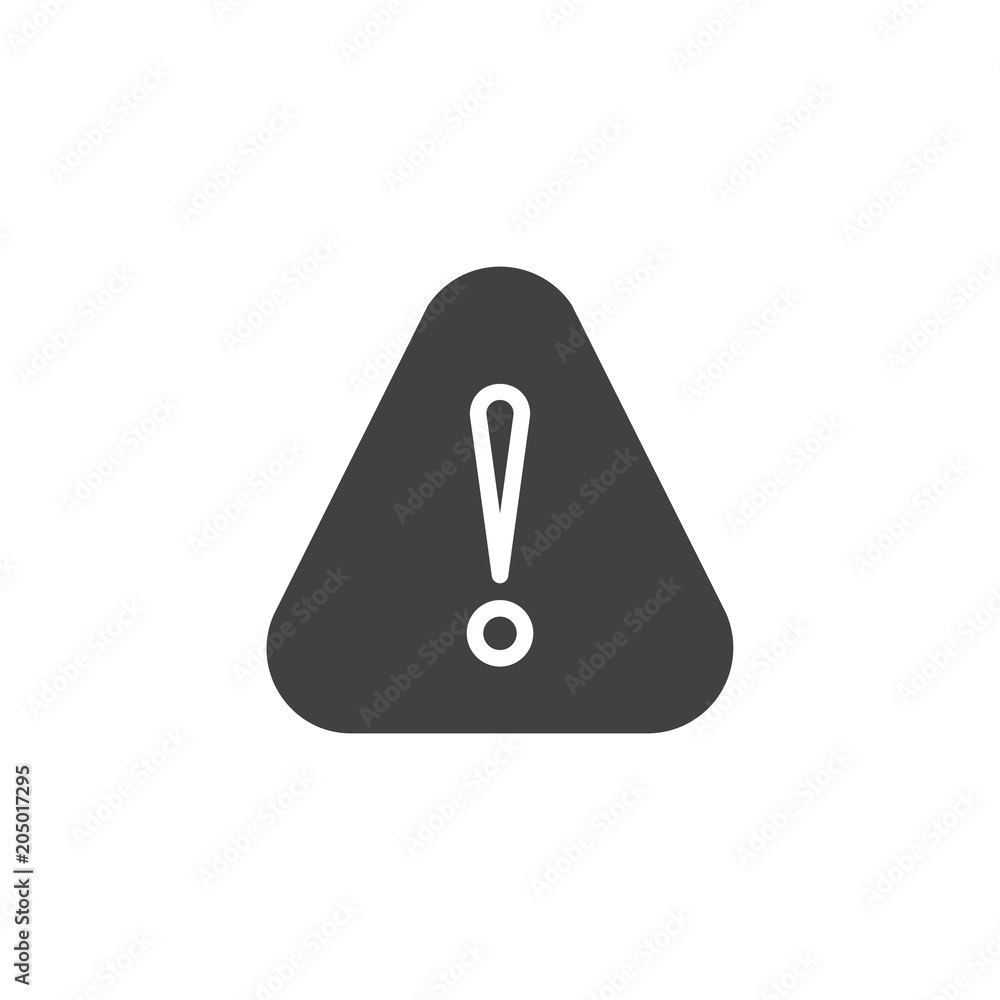 Exclamation mark vector icon. filled flat sign for mobile concept and web design. Danger simple solid icon. Hazard warning Symbol, logo illustration. Pixel perfect vector graphics Exclamation mark vector icon. filled flat sign for mobile concept and web design. Danger simple solid icon. Hazard warning Symbol, logo illustration. Pixel perfect vector graphics