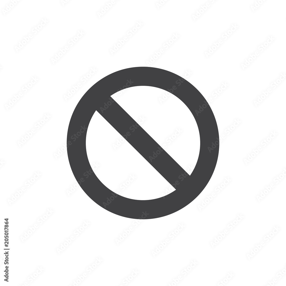 Access Denied vector icon. filled flat sign for mobile concept and web design. Disable simple solid icon. Restriction sign symbol, logo illustration. Pixel perfect vector graphics Access Denied vector icon. filled flat sign for mobile concept and web design. Disable simple solid icon. Restriction sign symbol, logo illustration. Pixel perfect vector graphics