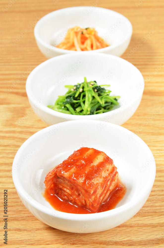 Tradition Korean kimchi on the table Tradition Korean kimchi on the table