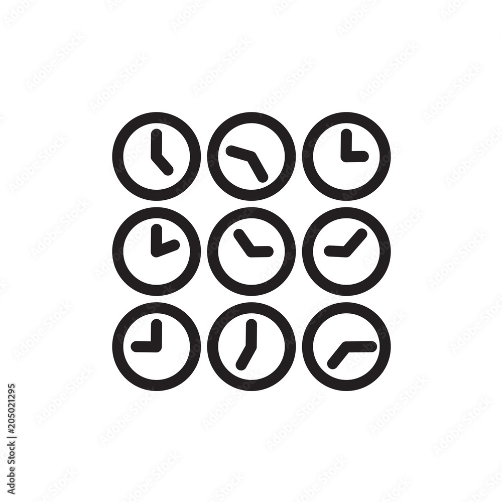 time zones, airport clock outline vector icon. Modern simple isolated sign. Pixel perfect vector illustration for logo, website, mobile app and other designs time zones, airport clock outline vector icon. Modern simple isolated sign. Pixel perfect vector illustration for logo, website, mobile app and other designs