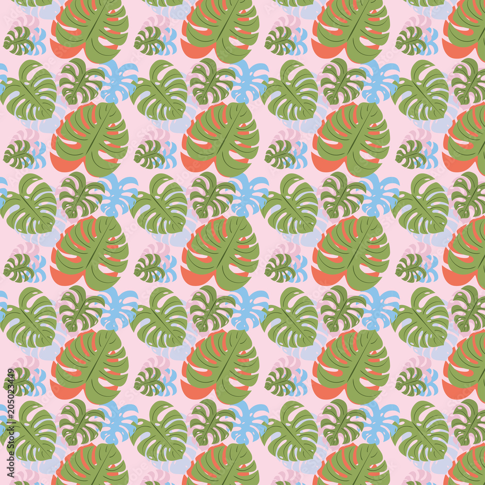 Green Monstera Leaves Green Monstera Leaves