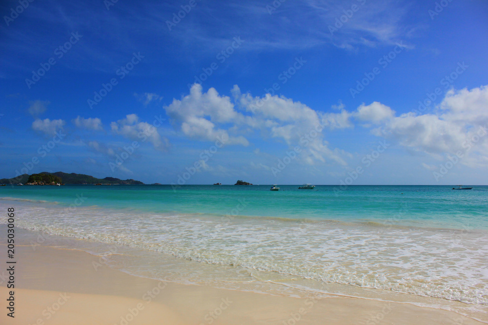 plages désertes aux Seychelles 