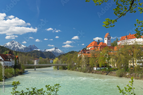 Hohes Schloss und Kloster St. Mang in Füssen am Lech  photo