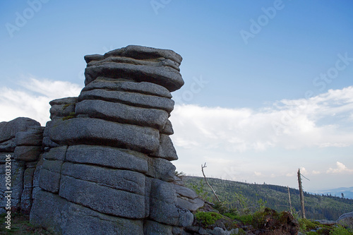 Granitfelsen am Dreisesselberg photo