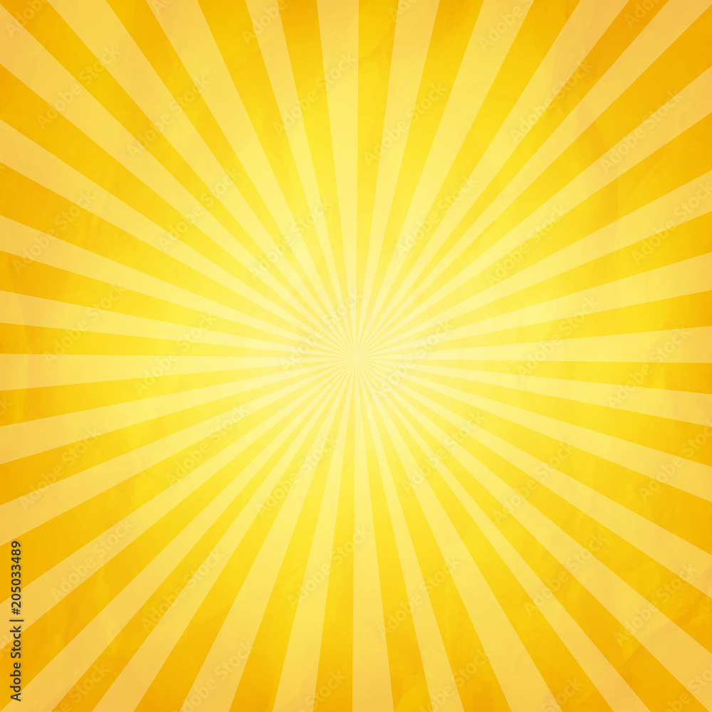Crumpled Yellow Sunburst Background Crumpled Yellow Sunburst Background