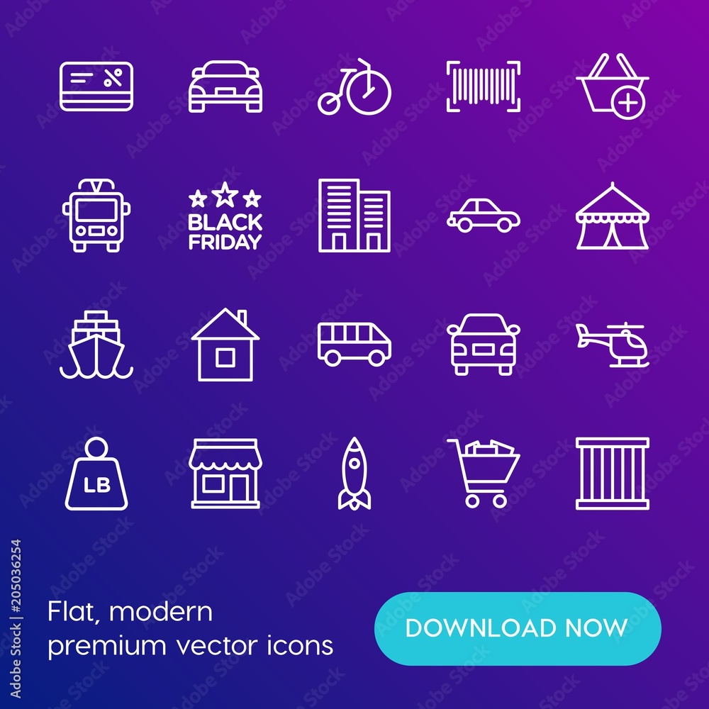 Modern Simple Set of transports, shopping, buildings Vector outline Icons. Contains such Icons as vehicle, full, barcode, prison, car and more on gradient background. Fully Editable. Pixel Perfect. Modern Simple Set of transports, shopping, buildings Vector outline Icons. Contains such Icons as vehicle, full, barcode, prison, car and more on gradient background. Fully Editable. Pixel Perfect.