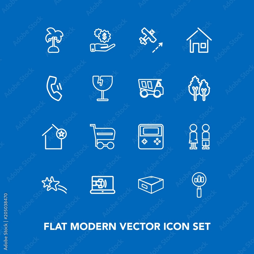 Modern, simple vector icon set on blue background with flight, arrow, button, travel, house, home, summer, internet, nature, magnifying, drawer, happy, buy, architecture, find, holiday, girl icons Modern, simple vector icon set on blue background with flight, arrow, button, travel, house, home, summer, internet, nature, magnifying, drawer, happy, buy, architecture, find, holiday, girl icons