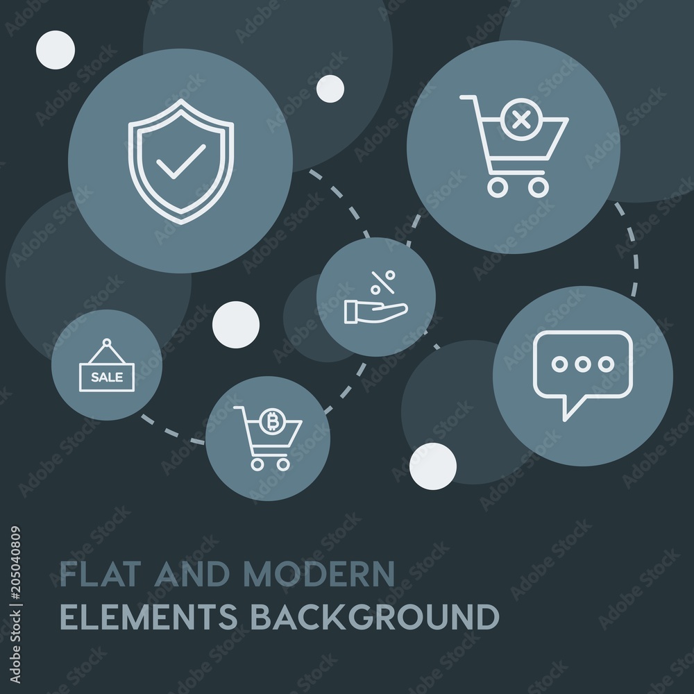 chat and messenger, shopping outline vector icons and elements background with circle bubbles networks.Multipurpose use on websites, presentations, brochures and more chat and messenger, shopping outline vector icons and elements background with circle bubbles networks.Multipurpose use on websites, presentations, brochures and more
