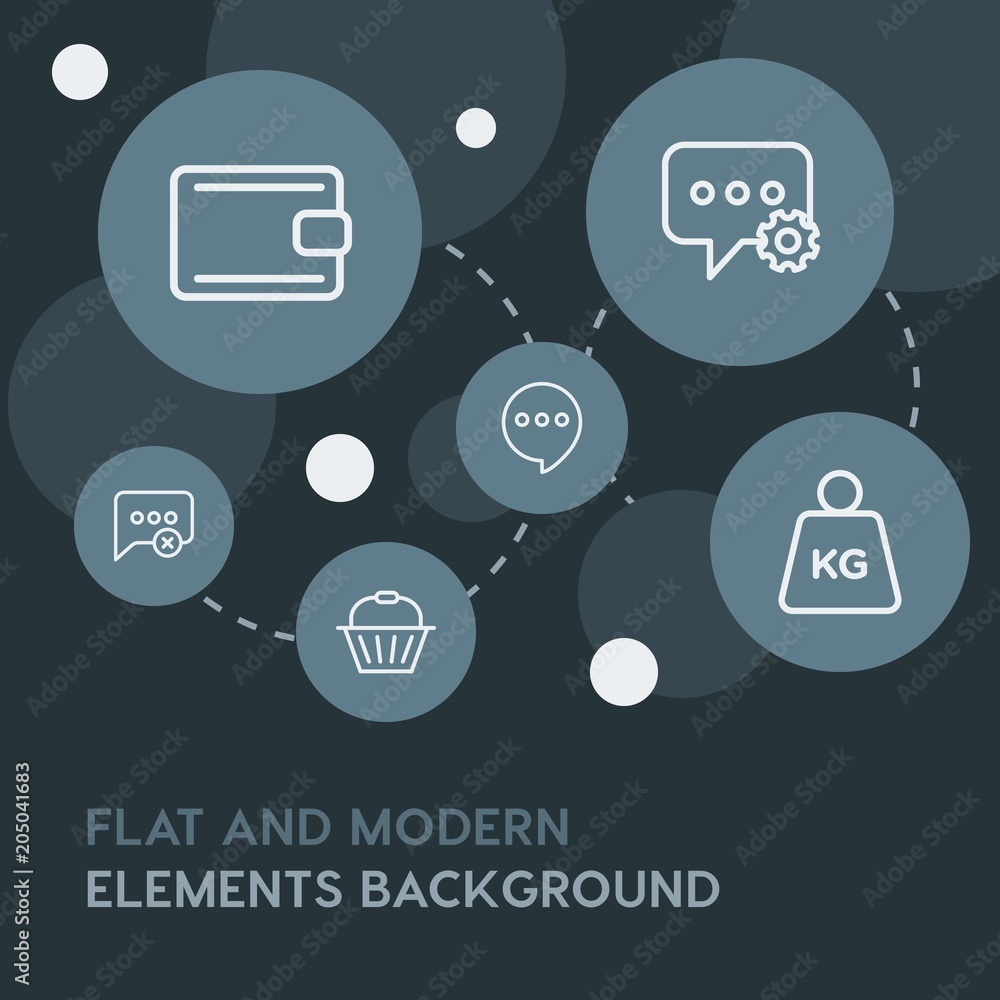chat and messenger, shopping outline vector icons and elements background with circle bubbles networks.Multipurpose use on websites, presentations, brochures and more chat and messenger, shopping outline vector icons and elements background with circle bubbles networks.Multipurpose use on websites, presentations, brochures and more