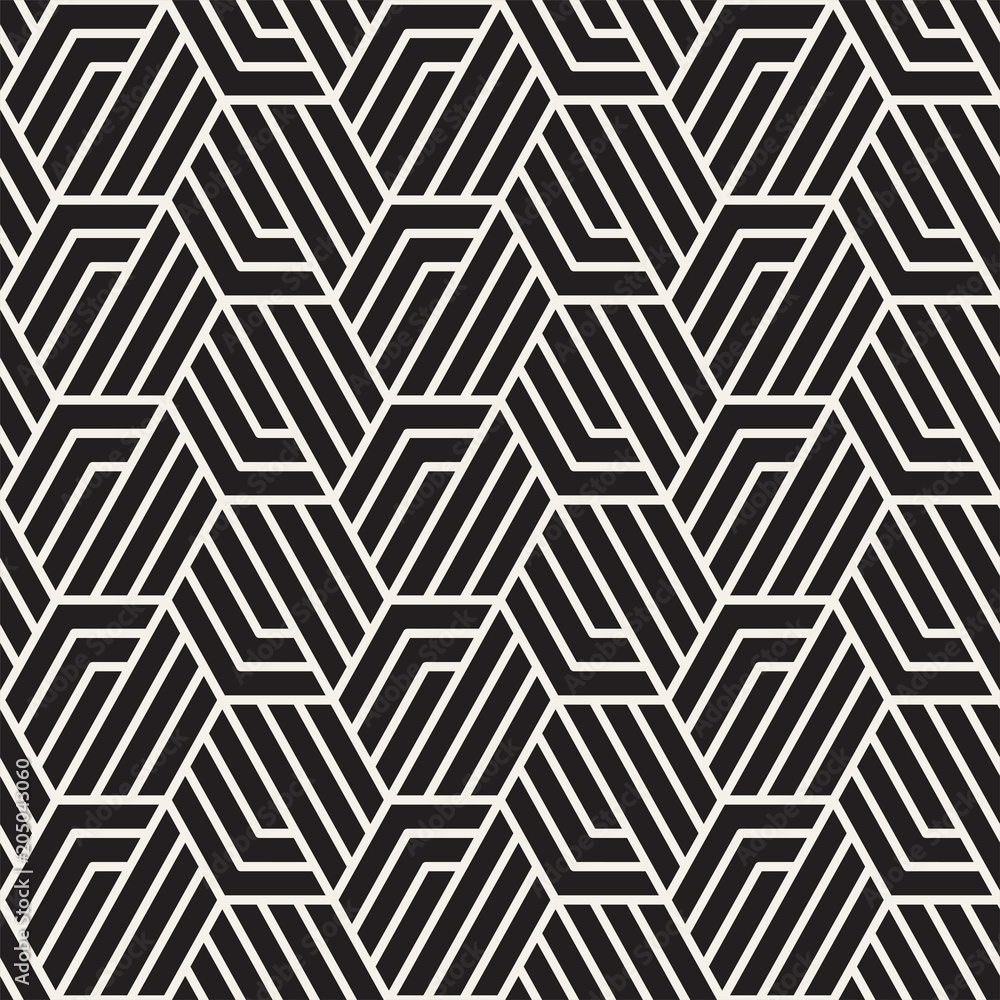 Vector seamless pattern. Modern stylish abstract texture. Repeating tiles