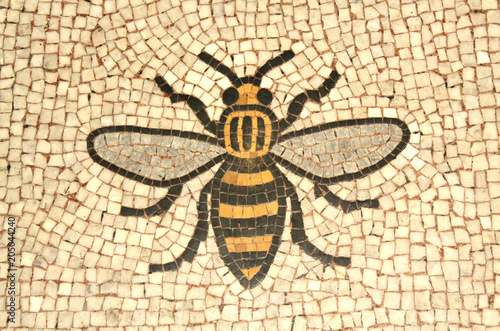 Manchester bee mosaic photo