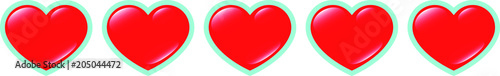 Real Red Heart Life Gauge 5