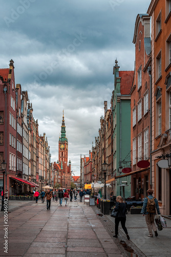 Fototapeta Naklejka Na Ścianę i Meble -  Gdańsk, the old city, Long street