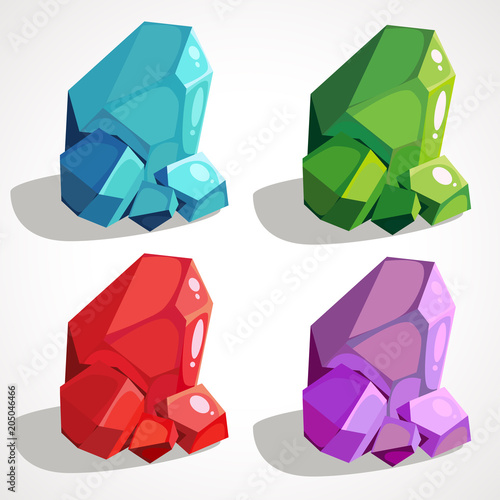 A set of precious nuggets