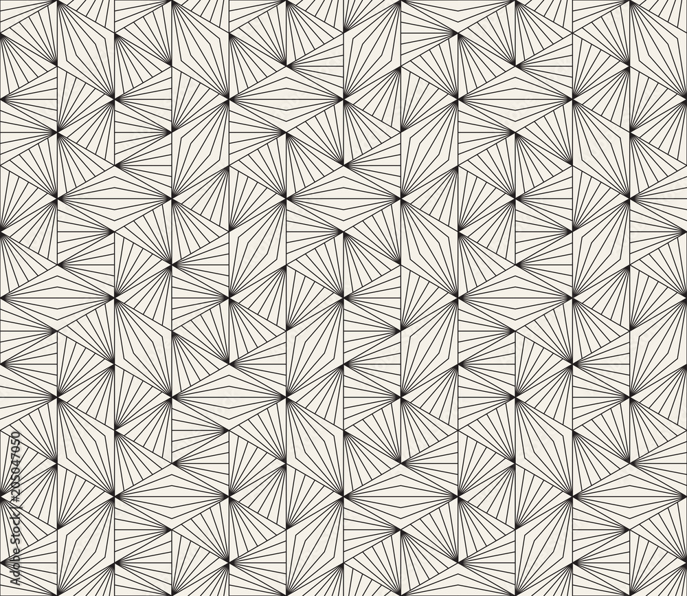 Obraz premium 1Vector seamless pattern. Modern stylish abstract texture. Repeating geometric tiles