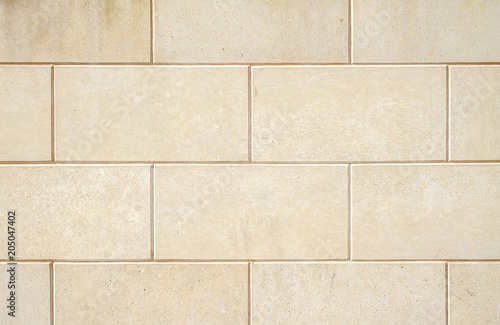 Wall from travertine as background