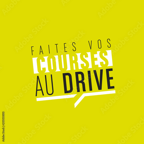faites vos courses au drive