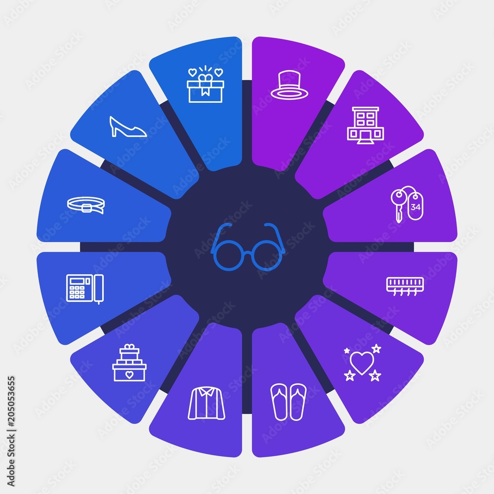 hotel, clothes, valentine Infographic Circle outline Icons Set. Contains such Icons as heart, business, fashion, home, room, house, technology, round and more. Fully Editable. Pixel Perfect hotel, clothes, valentine Infographic Circle outline Icons Set. Contains such Icons as heart, business, fashion, home, room, house, technology, round and more. Fully Editable. Pixel Perfect