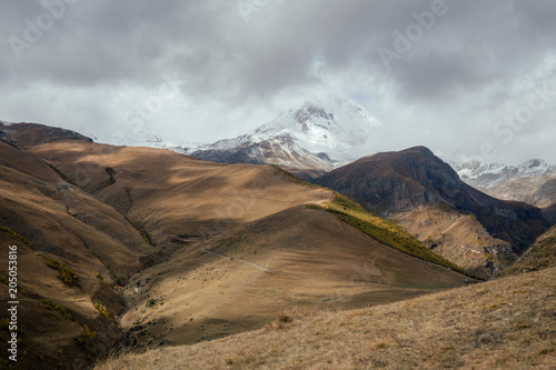 mount Kazbek in Georgia