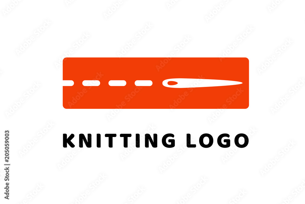 Logo design Sewing and embroidery vector template. Logo design Sewing and embroidery vector template.