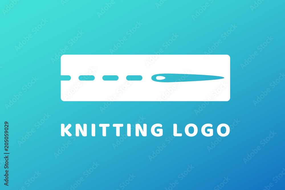 Logo design Sewing and embroidery vector template. Logo design Sewing and embroidery vector template.
