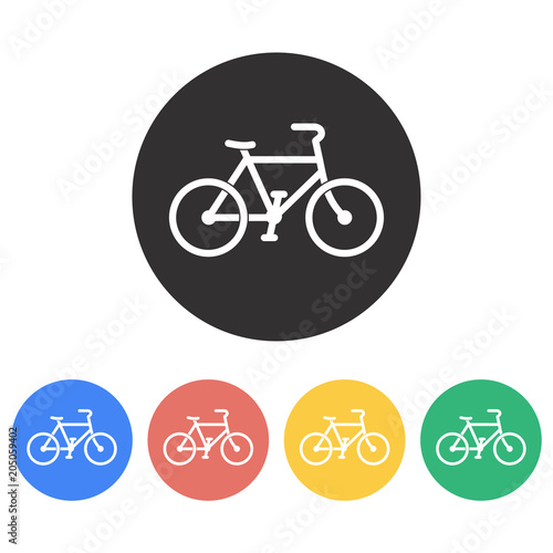 Bicycle - vector icon