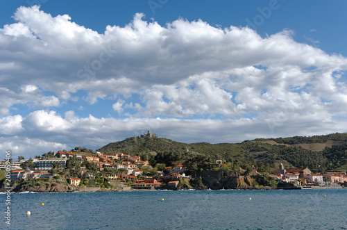 Collioure harbor in the south of France