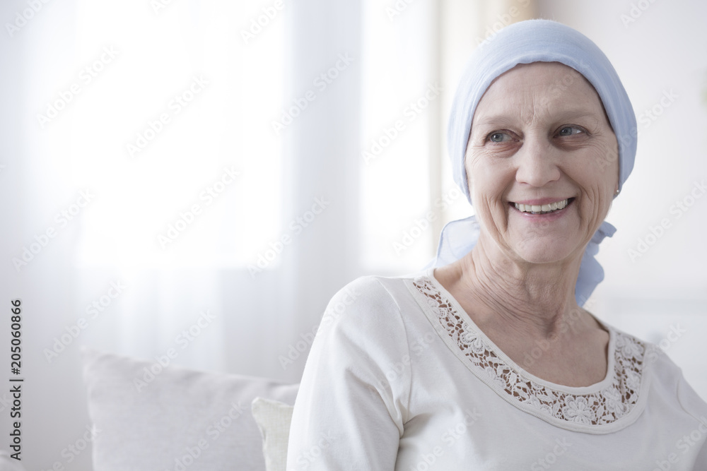 Happy and hopeful cancer patient Happy and hopeful cancer patient