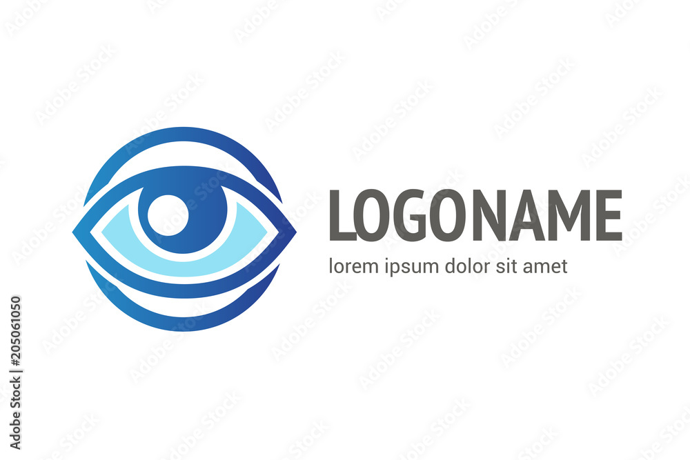 Logo design eye vector template. Logo design eye vector template.