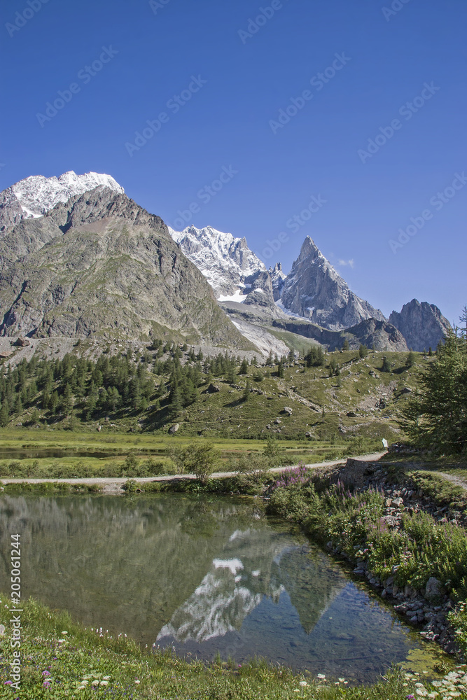 Im Val Veny am Monte Bianco Im Val Veny am Monte Bianco