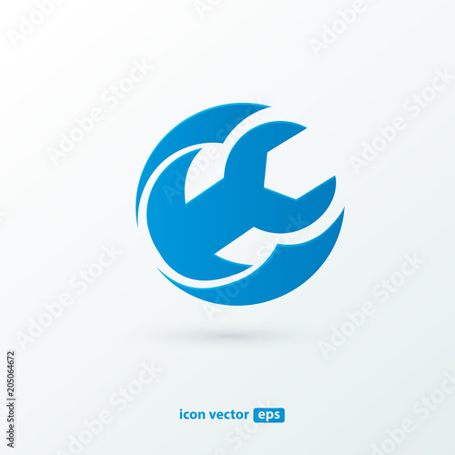 Free Download Logo design abstract repair vector template. - GFXLoad