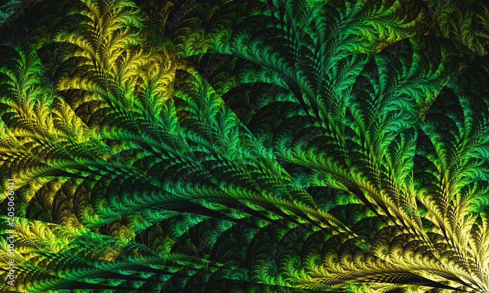 Abstract foliage, beautiful image for art projects