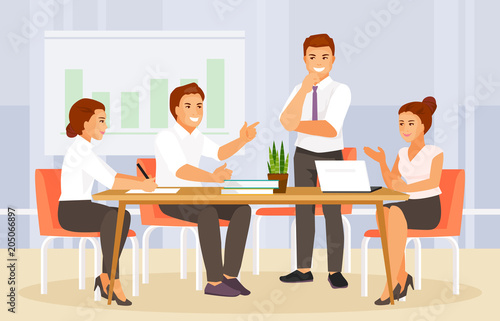 Business meeting vector