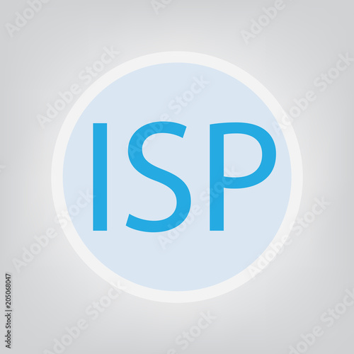 ISP (Internet Service Provider)  concept- vector illustration